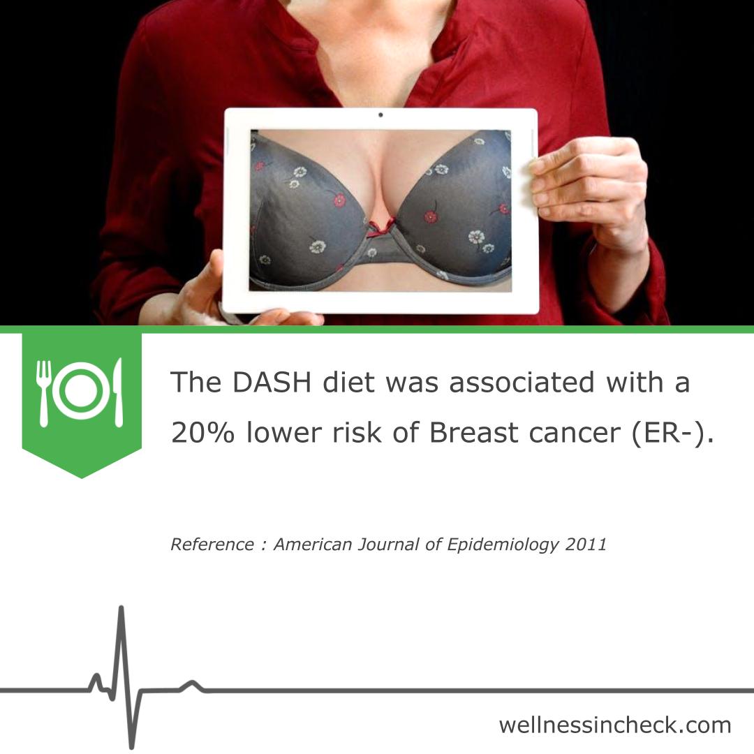 DASH Diet Reduced Breast Cancer Risk