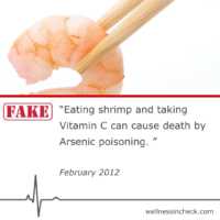 Fact Check on Eating shrimp and Vitamin C