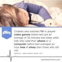 How Does Technology Affect Children's Sleep